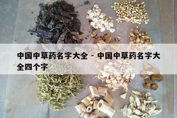 中國中草藥名字大全 - 中國中草藥名字大全四個字