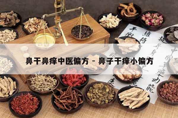 鼻干鼻癢中醫偏方 - 鼻子干癢小偏方