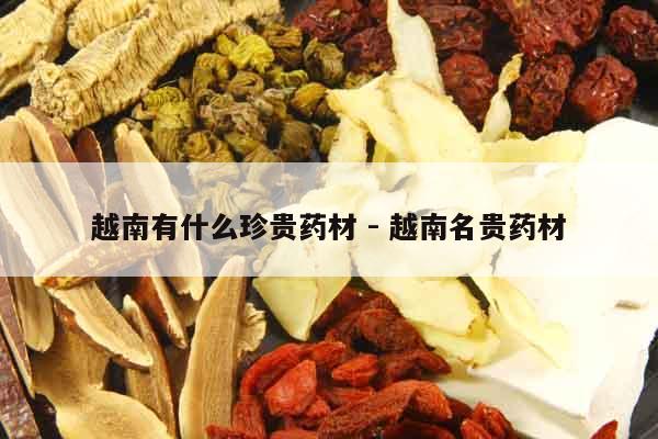 越南有什么珍貴藥材 - 越南名貴藥材