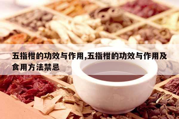 五指柑的功效與作用,五指柑的功效與作用及食用方法禁忌